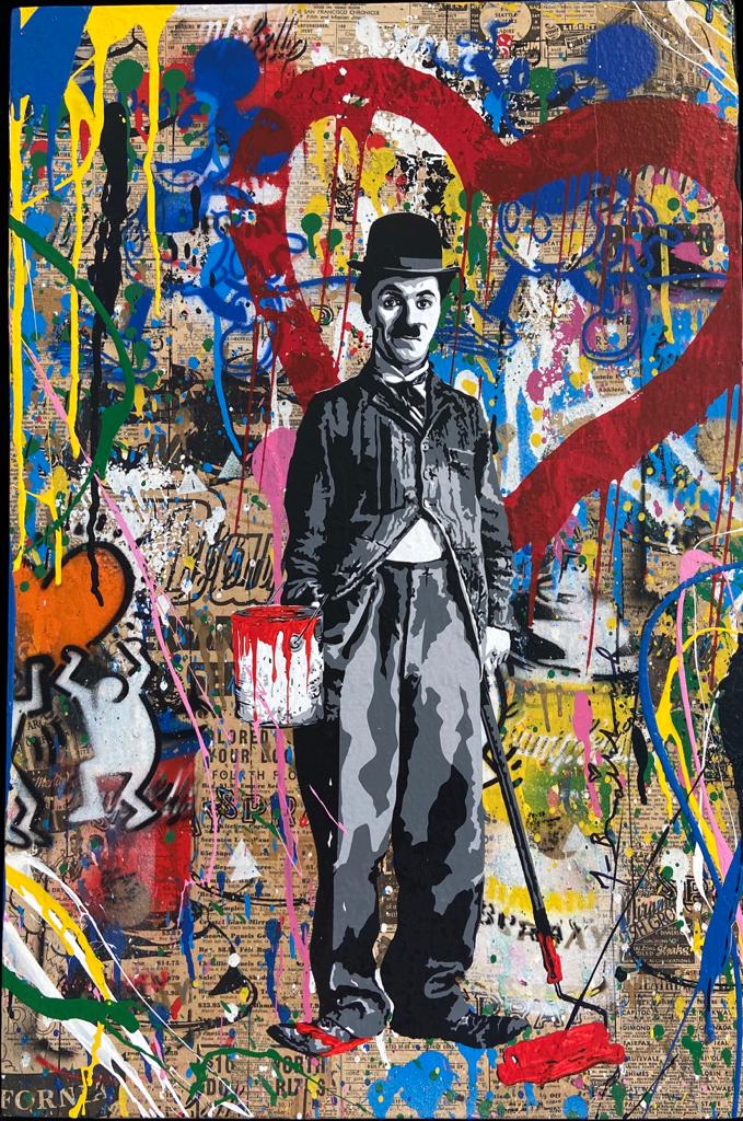 Painting Time Will Tell - Mr. BRAINWASH  for sale For Super Rich