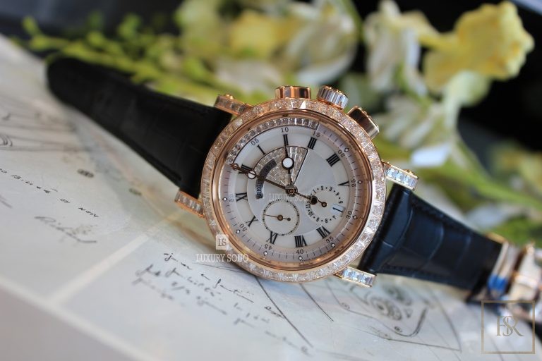 Watch BREGUET Marine Chronograph 43MM 18K rose gold for sale For Super Rich