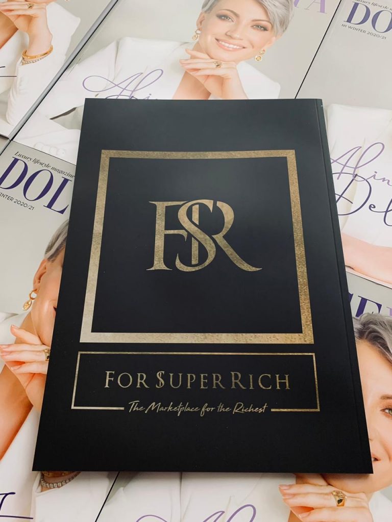 Back Cover forsupperrich.store for N1 DOLCEVITA Luxury Lifestyle Magazine Russia 2020/2021