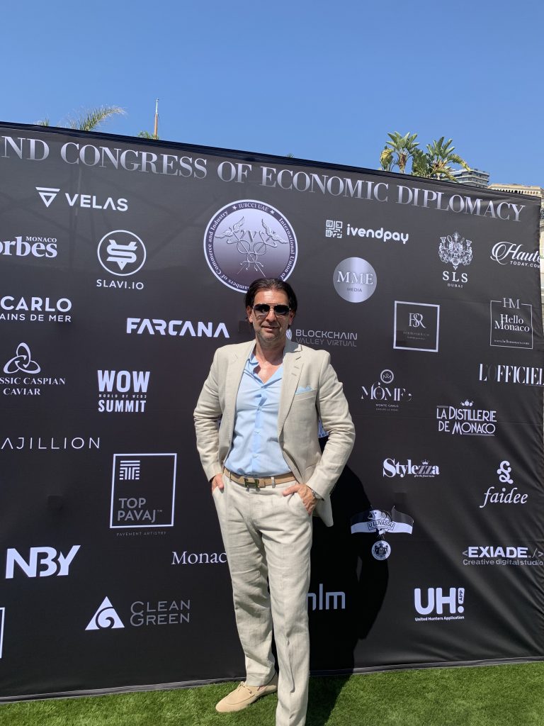 Eric Poirier Owner &amp; Founder forsupperrich.store media partner of IUBCCI UAE - International Union of Bilateral Chambers of Commerce and Industry. High End Congress of Economic Diplomacy in Monaco May 16-19 2022 Yacht Club