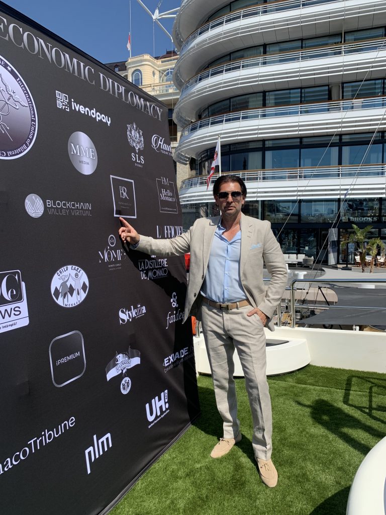 Eric Poirier Owner & Founder forsupperrich.store media partner of IUBCCI UAE - International Union of Bilateral Chambers of Commerce and Industry. High End Congress of Economic Diplomacy Network in Monaco May 16-19 2022 Yacht Club